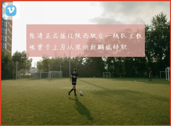 陈涛正式接任陕西联合一线队主教练曾于上月从深圳新鹏城辞职